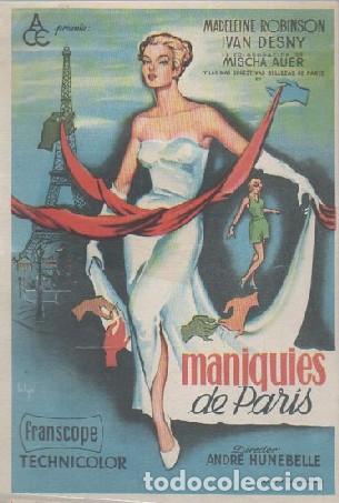 Cine: PROGRAMA DE CINE: MANIQUIES DE PAR&Iacute;S PC-8706 - Foto 1