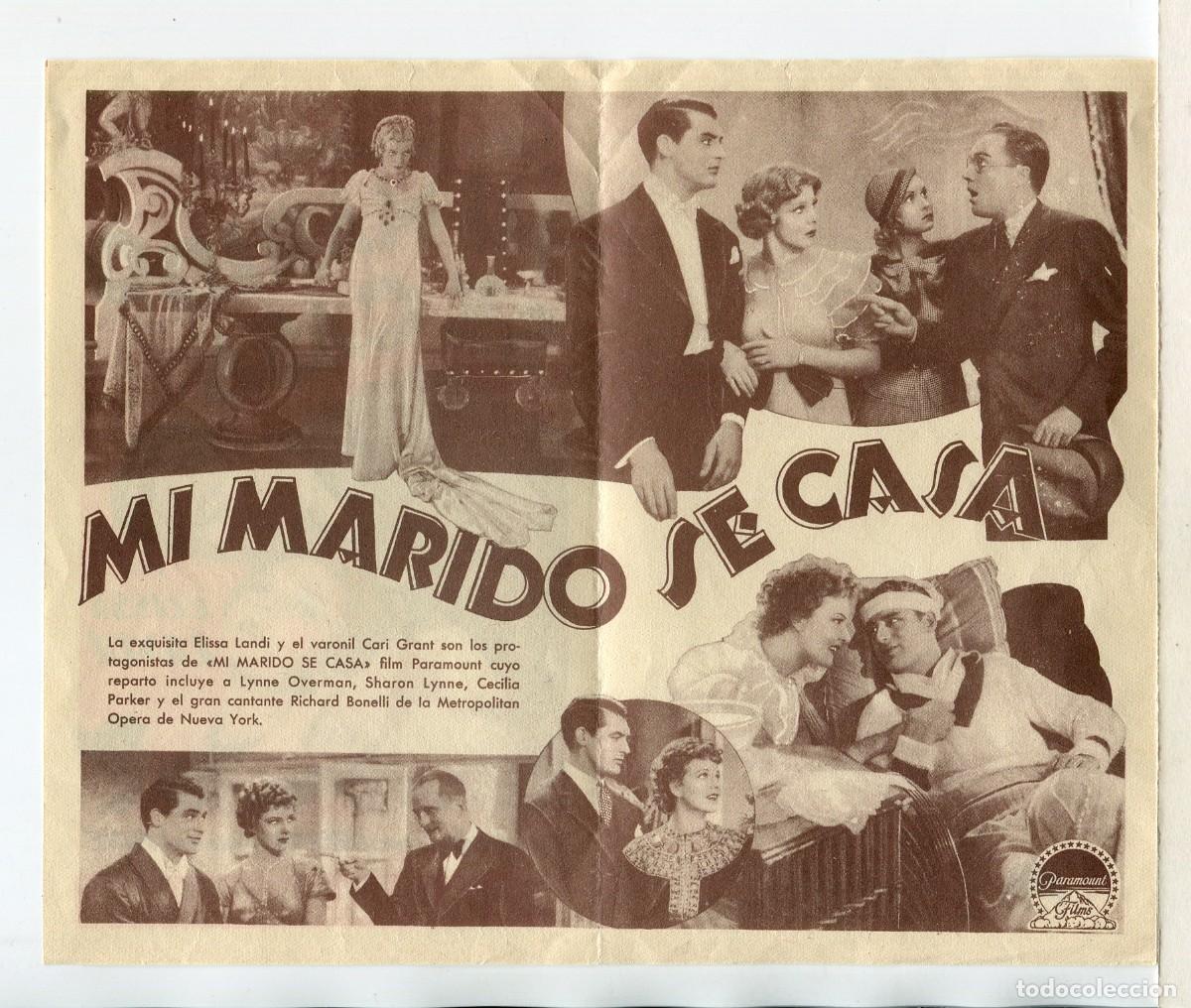 Cine: MI MARIDO SE CASA, con Cary Grant. INTERIOR MARR&Oacute;N. - Foto 2