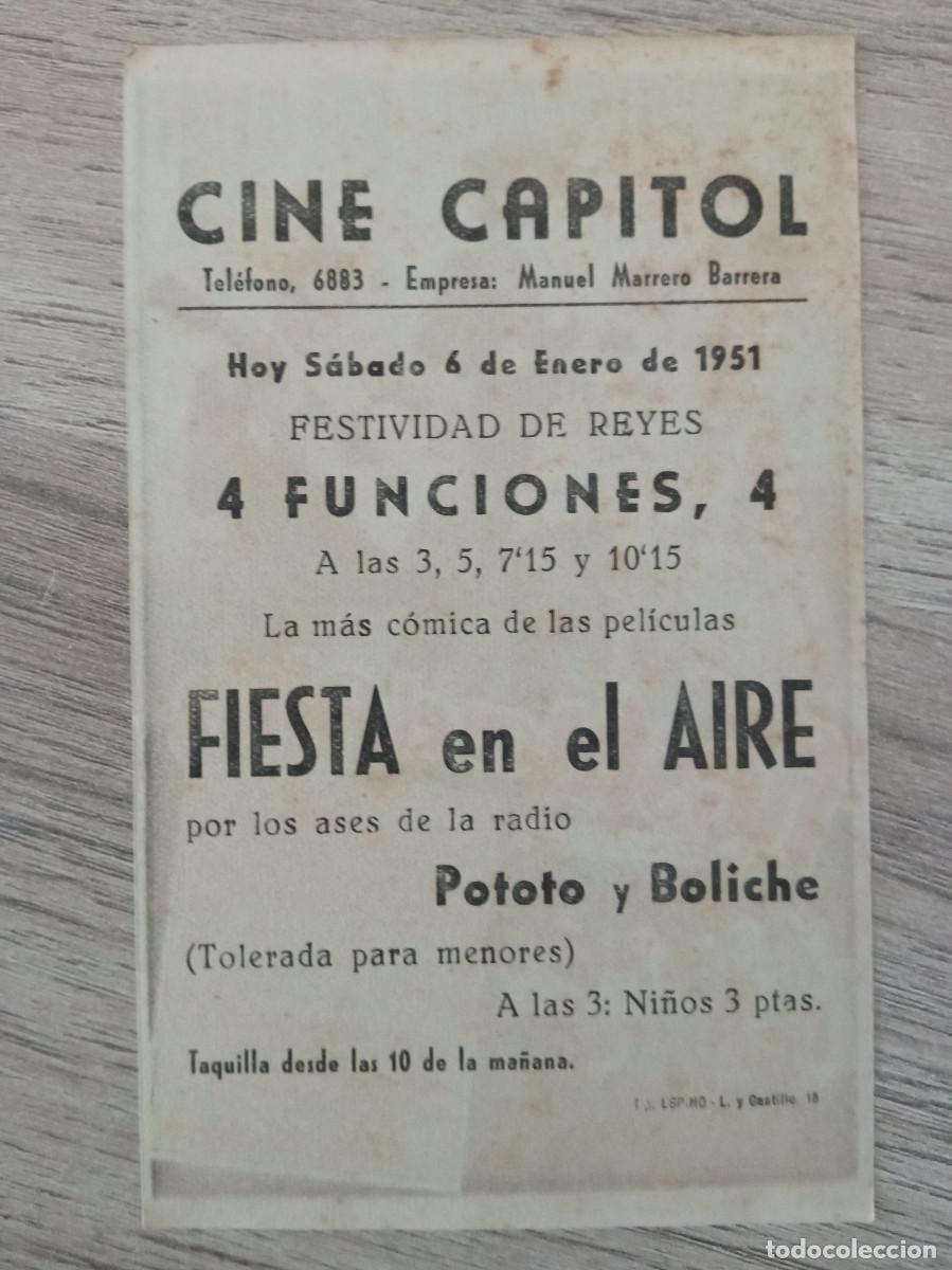Cine: FIESTA EN EL AIRE, CINE CAPITOL, LAS PALMAS - Foto 2