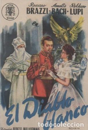 Cine: PROGRAMA DE CINE: EL DIABLO BLANCO PC-8715 - Foto 1
