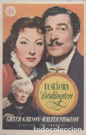 Cine: PROGRAMA DE CINE: LA SE&Ntilde;ORA PARKINGTON PC-8730 - Foto 1