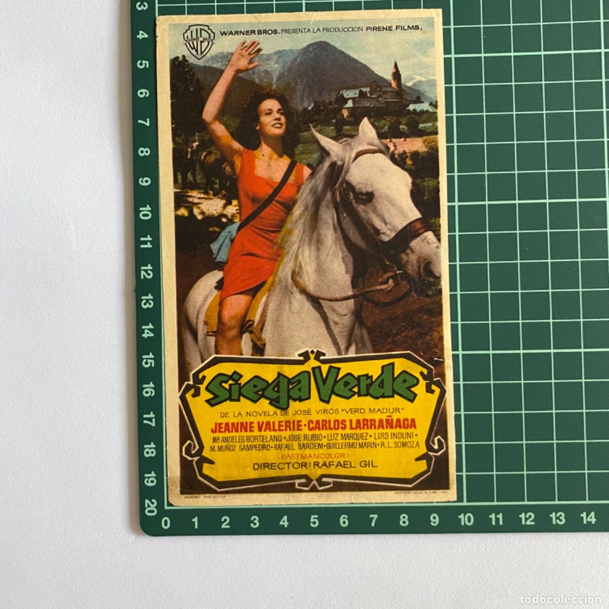 Cine: folleto de mano programa de cine pelicula Siega Verde - Foto 1
