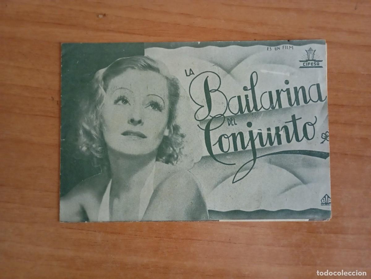 Cine: AZUL-PROGRAMA DE CINE DE LA PELICULA--- LA BAILARINA DEL CONJUNTO ct - Foto 1