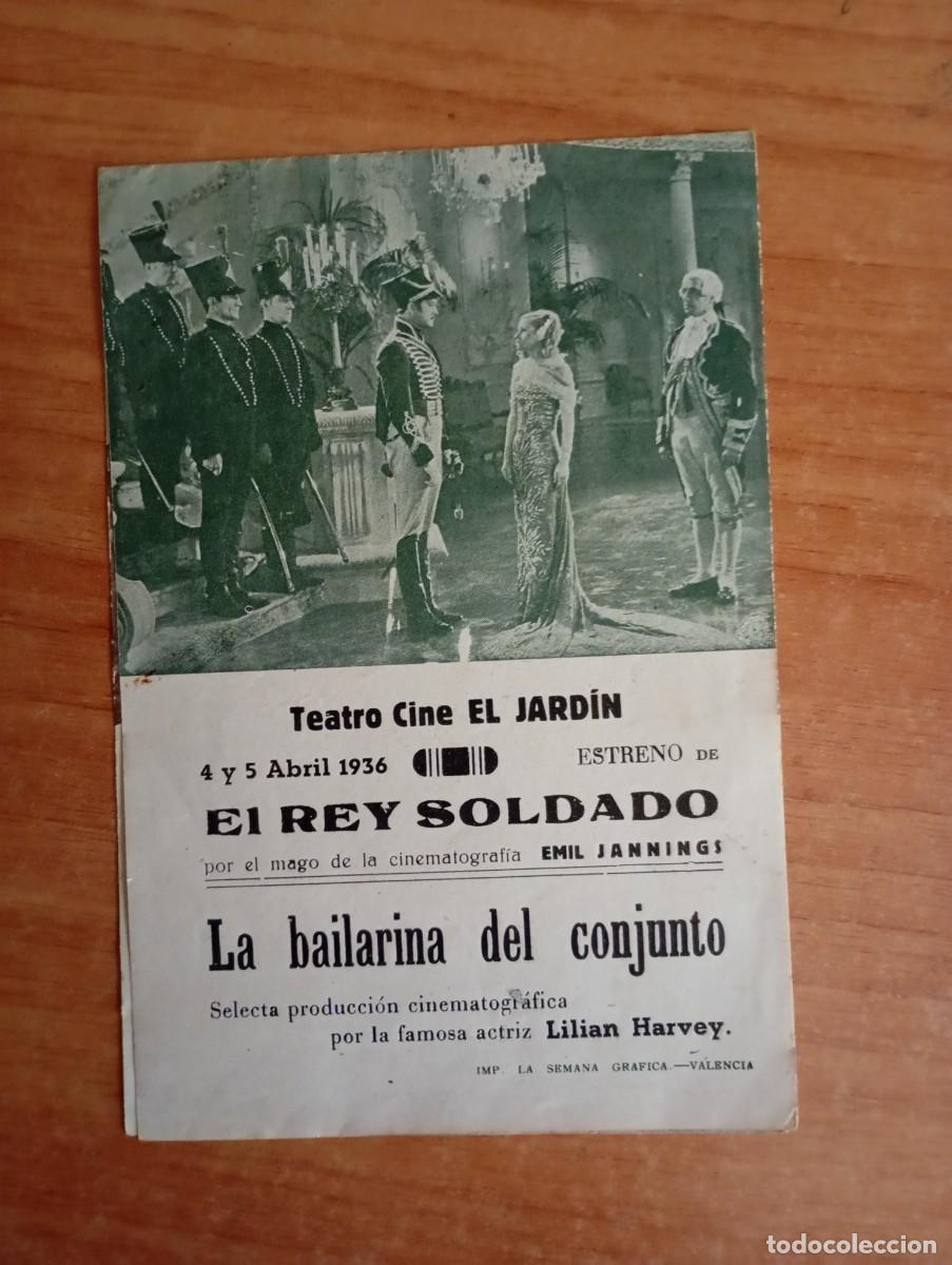 Cine: AZUL-PROGRAMA DE CINE DE LA PELICULA--- LA BAILARINA DEL CONJUNTO ct - Foto 3