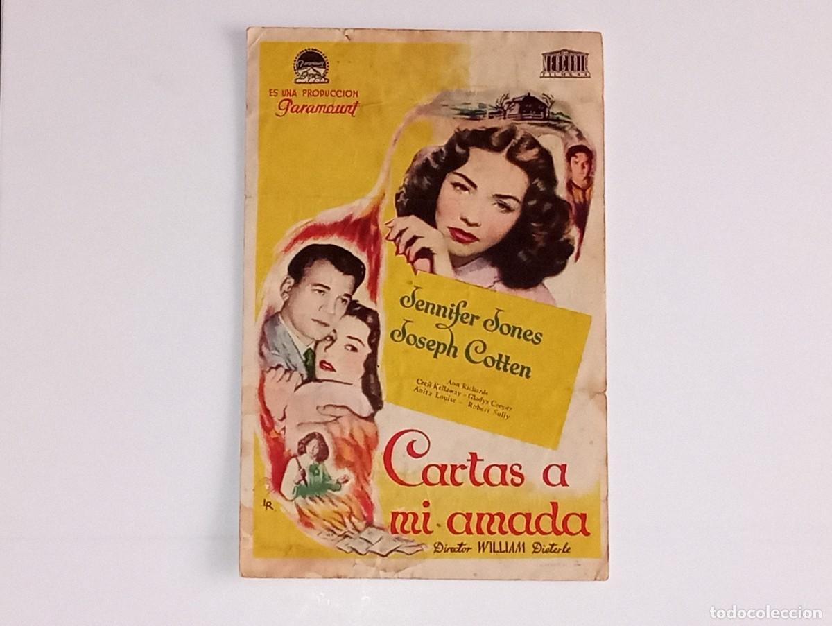 Kino: ANTIGUO PROGRAMA DE CINE CARTAS A MI AMADA CINE BENLLIURE VALENCIA A&Ntilde;O 1947