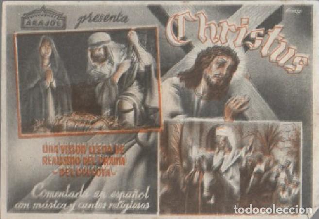 Cine: PROGRAMA DE CINE: CHRISTUS PC-8783 - Foto 1