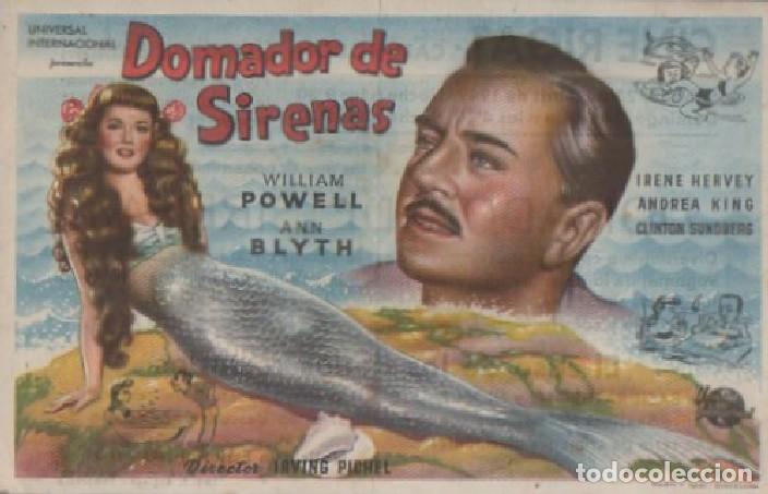 Cine: PROGRAMA DE CINE: DOMADOR DE SIRENAS PC-8796 - Foto 1