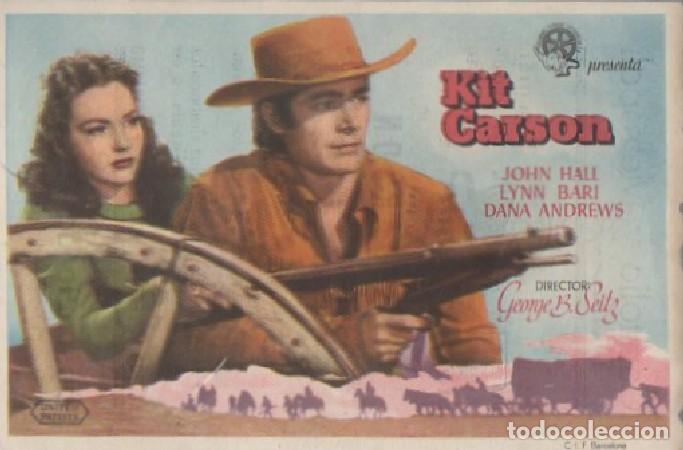 Cine: PROGRAMA DE CINE: KIT CARSON PC-8797 ,2 - Foto 1