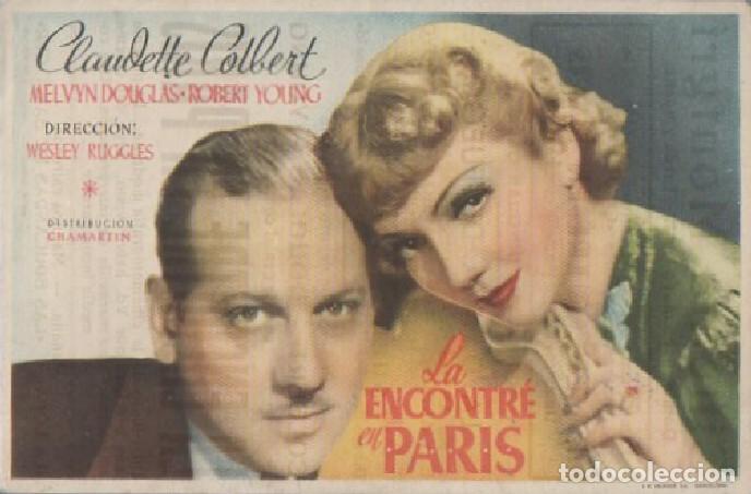 Cine: PROGRAMA DE CINE: LA ENCONTR&Eacute; EN PAR&Iacute;S PC-8800 - Foto 1