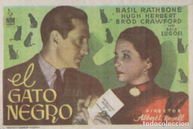 Cine: PROGRAMA DE CINE: EL GATO NEGRO PC-8807 - Foto 1