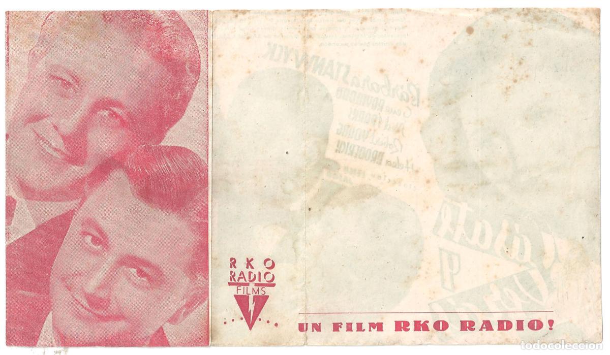 Cine: PTCC 193 CASATE Y VERAS PROGRAMA DOBLE RKO BARBARA STANWYCK - Foto 2
