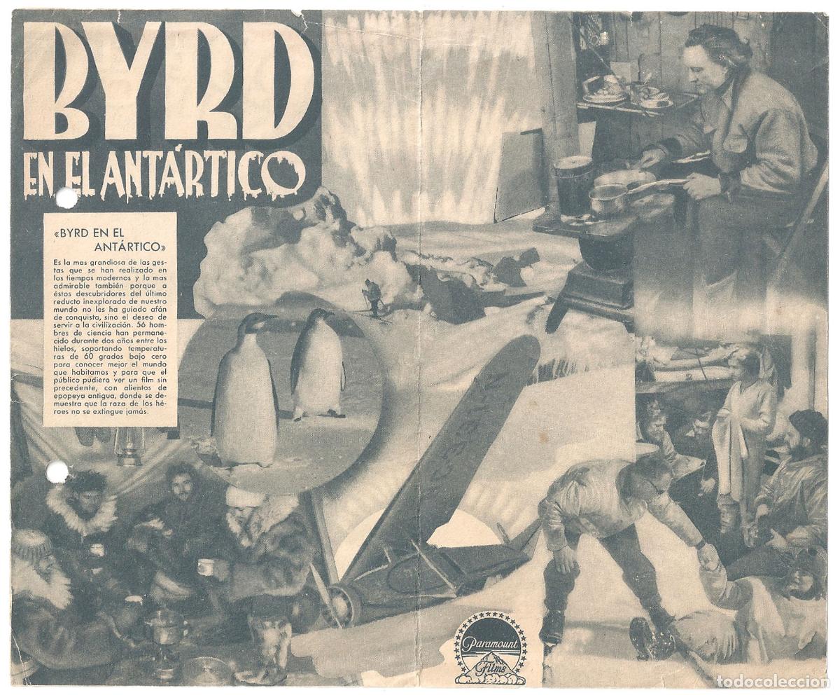 Cine: PTCC 505 BYRD EN EL ANTARTICO PROGRAMA DOBLE PARAMOUNT - Foto 2