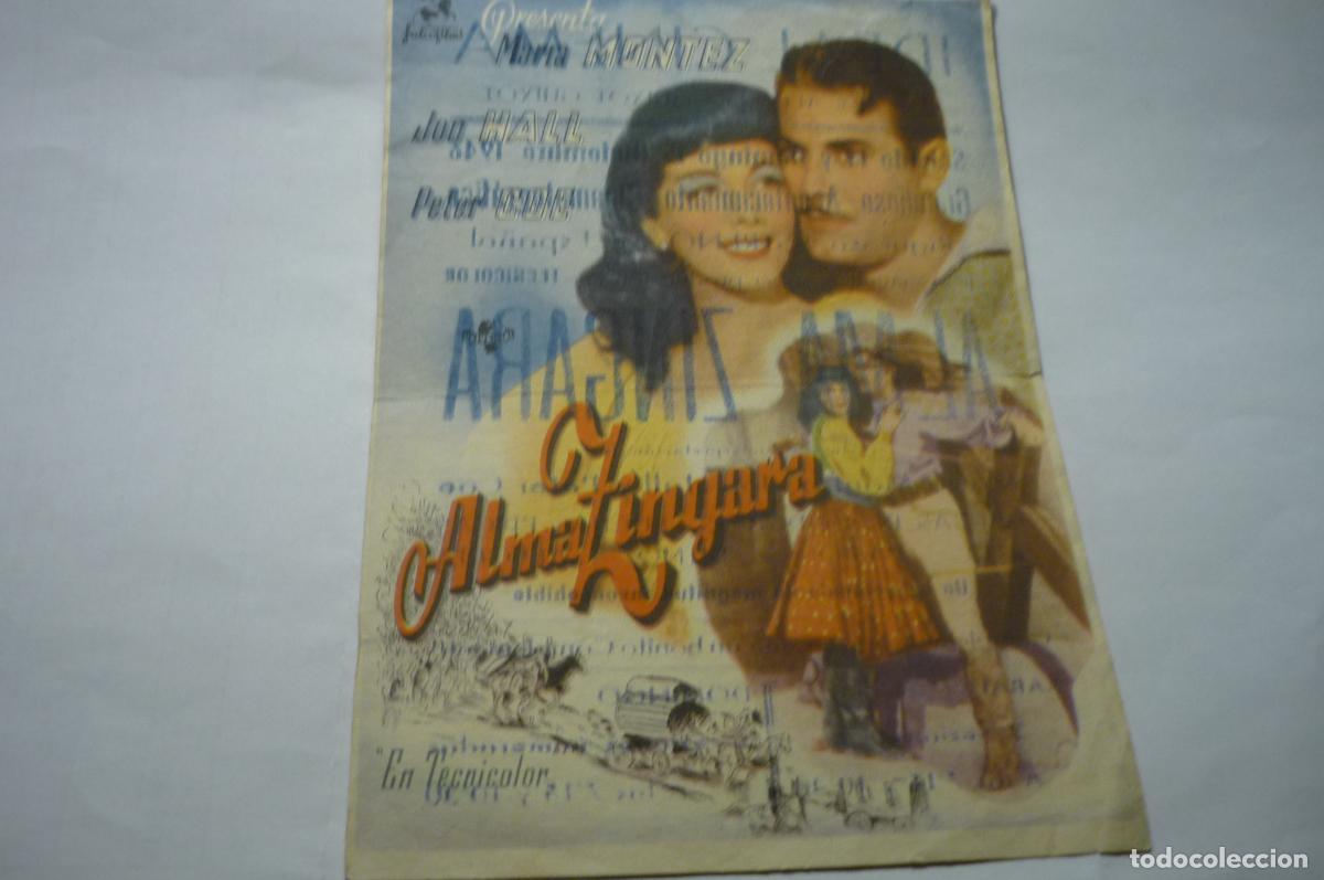 Cinema: programa alma zingara.-maria montez publicidad ideal alicante