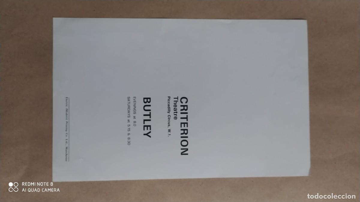 Cine: PROGRAMA CINE INGLES BUTLEY ALAN BATES CRITERION THEATRE - Foto 2
