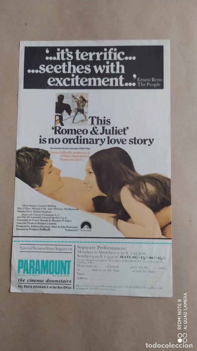 Cine: PROGRAMA CINE INGLES THIS ROMEO & JULIET PARAMOUNT - Foto 1