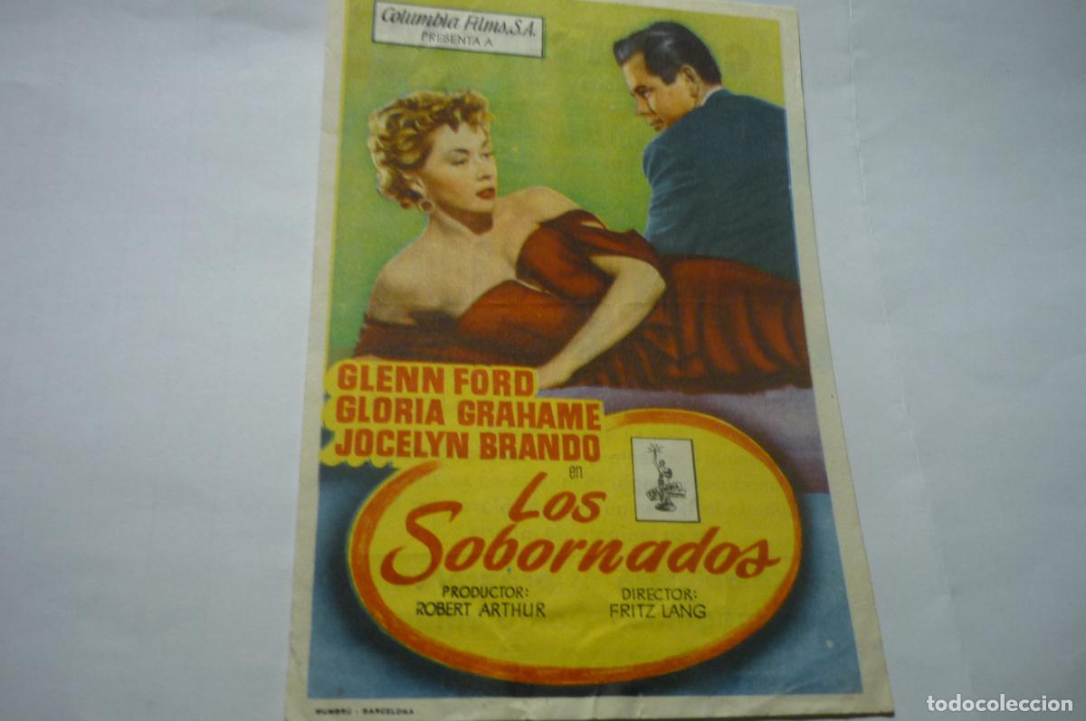 Cinema: programa los sobornados glenn ford publicidad gloria cinema -alicante??