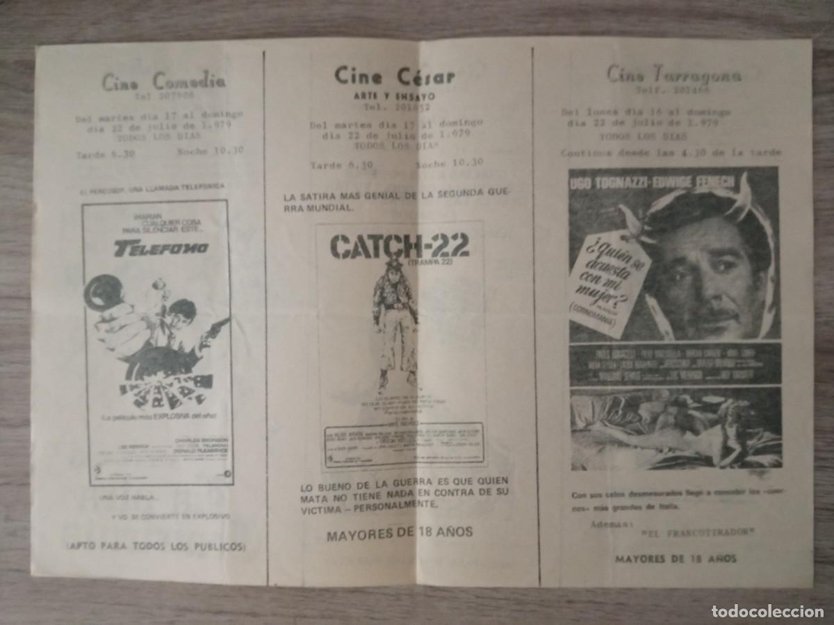 Cine: SPIDER-MAN, TELEFONO, CATCH-22, CINES DE TARRAGONA - Foto 2