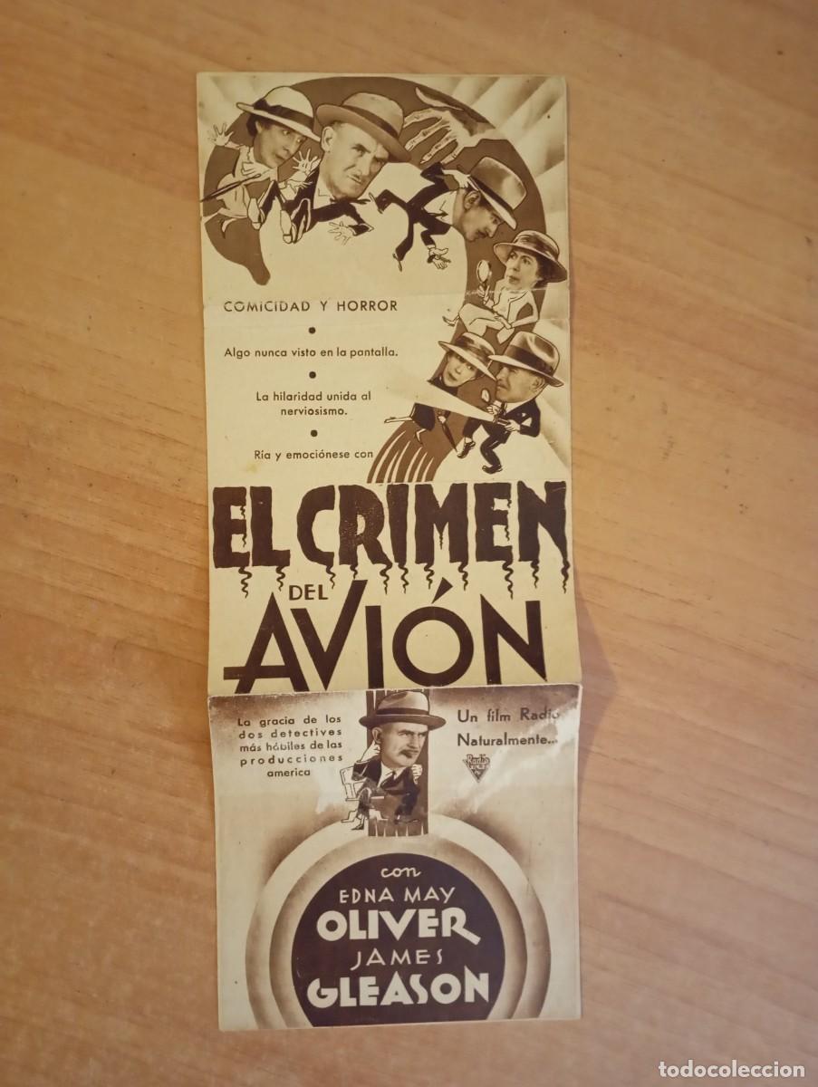 Cine: UNI.2-PROGRAMA DE CINE DE LA PELICULA--EL CRIMEN DEL AVION ct - Foto 2
