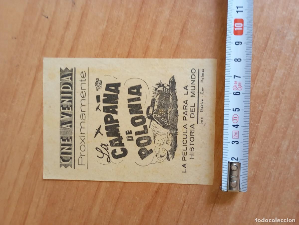 Cine: GRIS-PROGRAMA DE CINE DE LA PELICULA--LA CAMPA&Ntilde;A DE POLONIA - Foto 4