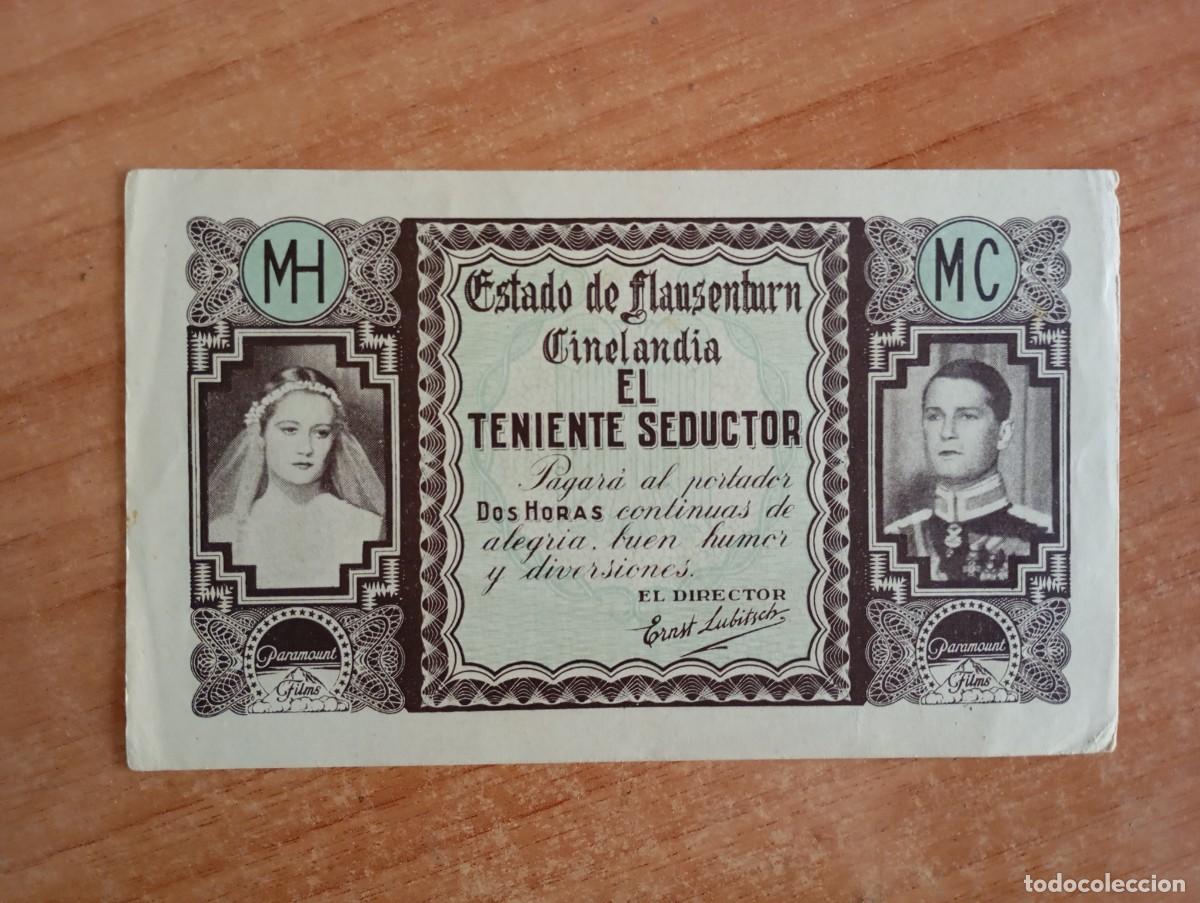 Cine: ALB4-PROGRAMA DE CINE DE LA PELICULA-- EL TENIENTE SEDUCTOR - Foto 1