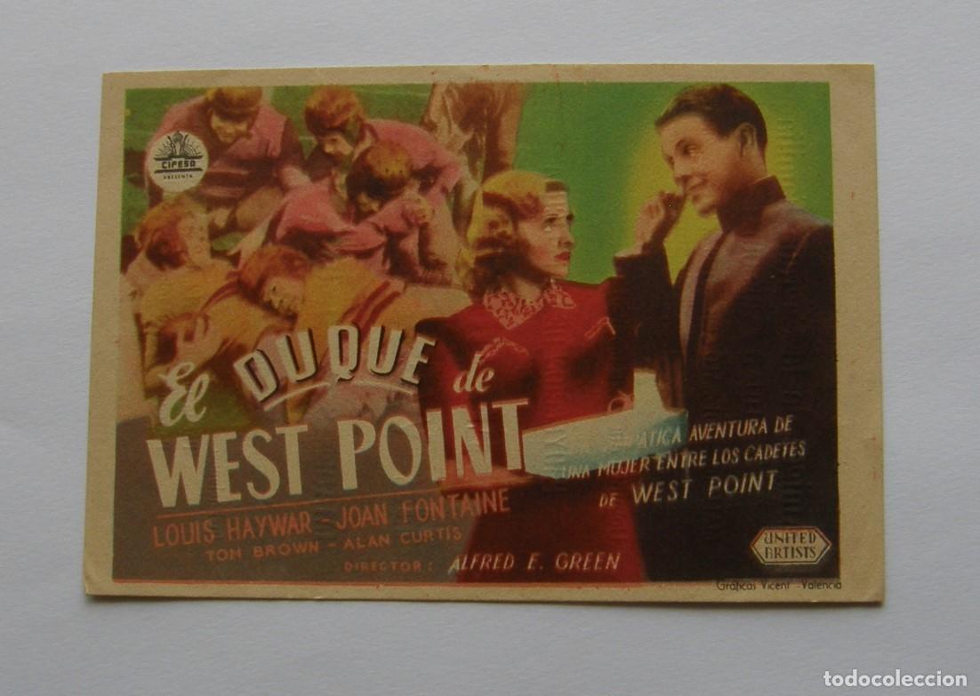 Cine: PROGRAMA DE CINE EL DUQUE DE WEST POINT - Foto 1