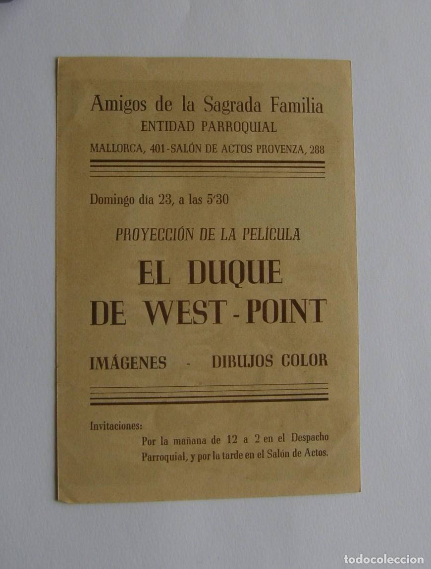 Cine: PROGRAMA DE CINE EL DUQUE DE WEST POINT - Foto 2