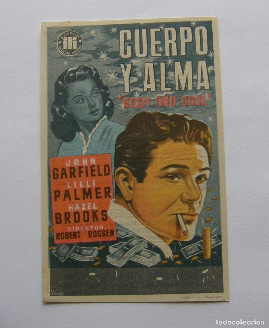 Cine: PROGRAMA DE CINE CUERPO Y ALMA - Foto 1