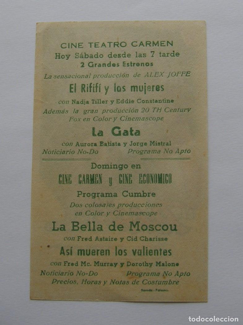 Cine: PROGRAMA DE CINE EL RIFIFI Y LAS MUJERES - Foto 2