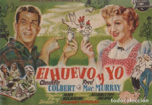 Cine: PROGRAMA DE CINE: EL HUEVO Y YO PC-8840 - Foto 1
