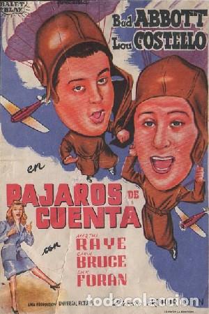 Cine: PROGRAMA DE CINE: P&Aacute;JAROS DE CUENTA PC-8844 - Foto 1