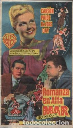 Cine: PROGRAMA DE CINE: ROMANZA EN ALTA MAR PC-8851 - Foto 1