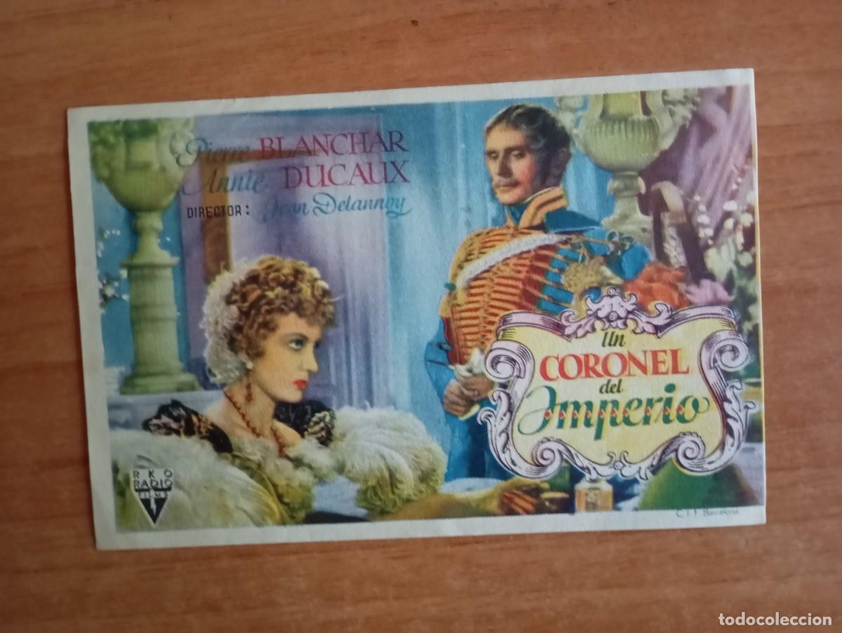 Cine: azul2-PROGRAMA DE CINE DE LA PELICULA-- UN CORONEL DEL IMPERIO - Foto 1