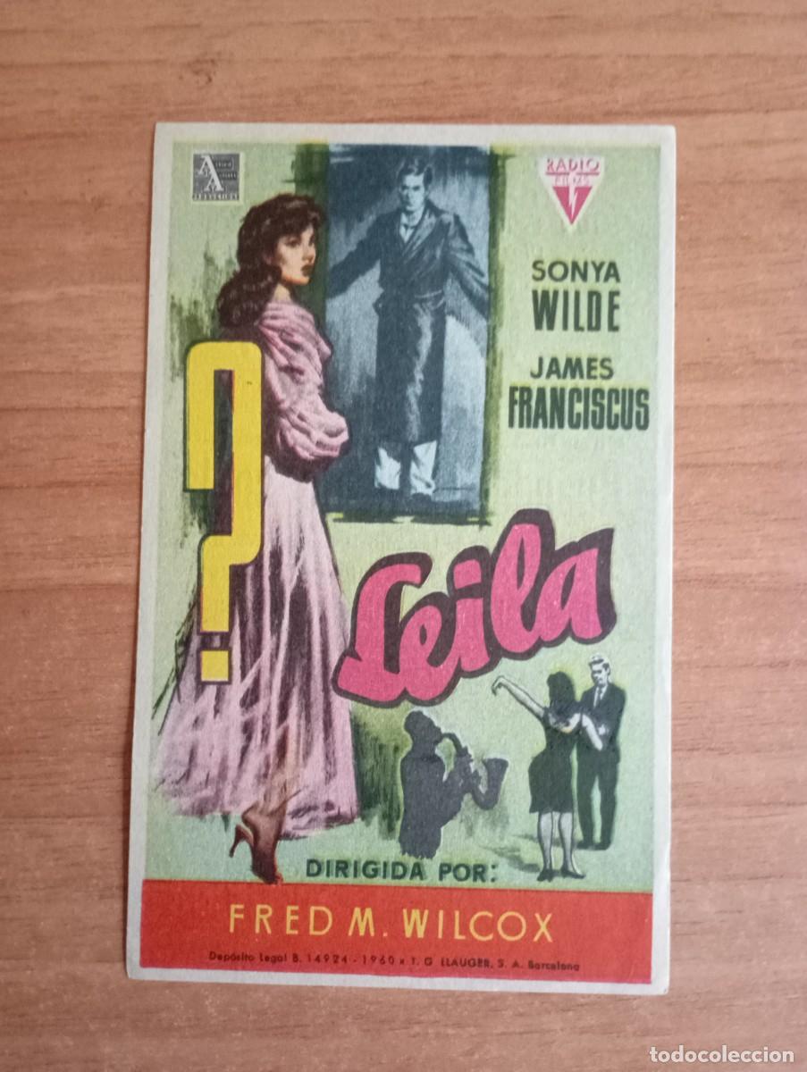 Cine: azul2-PROGRAMA DE CINE DE LA PELICULA-- LEILA ct - Foto 1