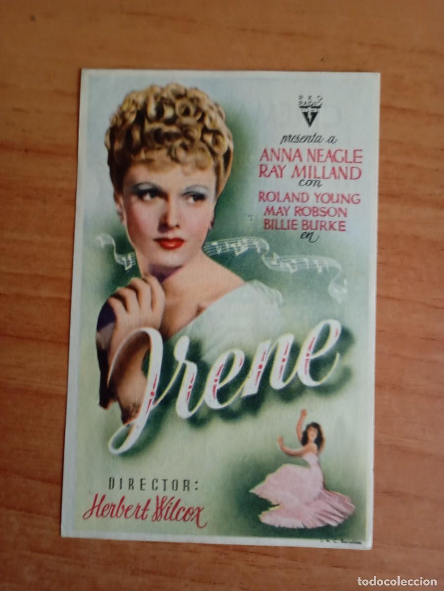 Cine: azul2-PROGRAMA DE CINE DE LA PELICULA--IRENE ct - Foto 1