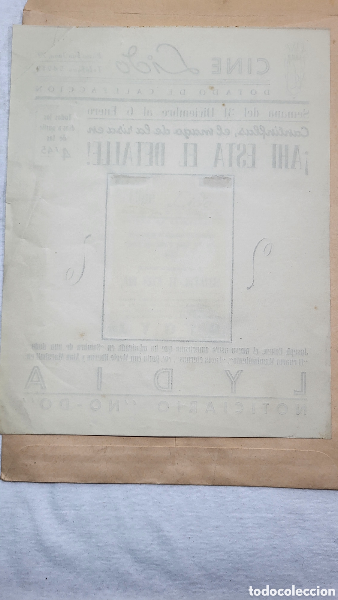 Cine: Folleto programa de Cine Cantinflas - Foto 2