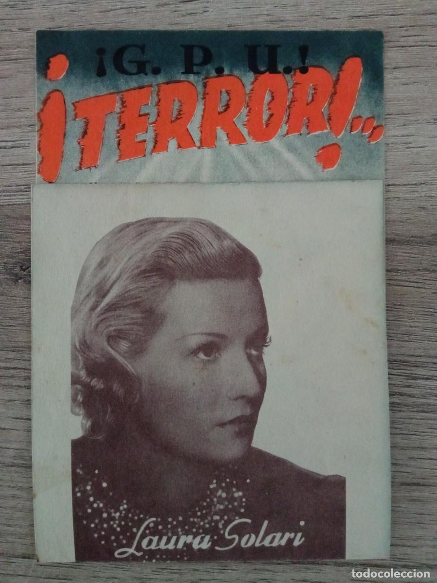 Cinema: &iexcl;G.P.U.! &iexcl;TERROR!... LAURA SOLARI, CINE GOYA