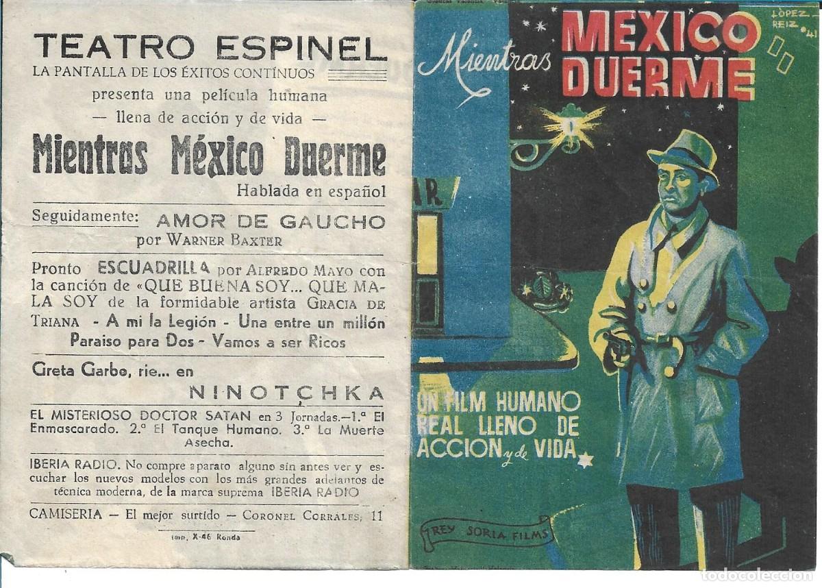 Cinema: PROGRAMA DE CINE DOBLE CON PUBLICIDAD