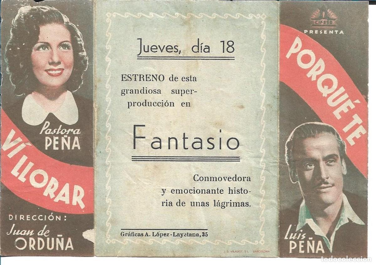 Cinema: PROGRAMA DE CINE DOBLE CON PUBLICIDAD