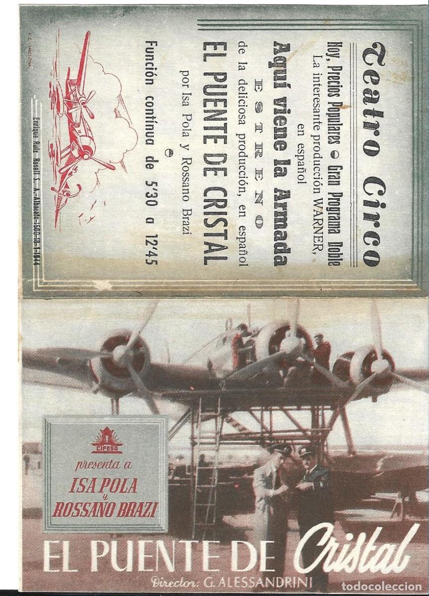 Cinema: PROGRAMA DE CINE DOBLE CON PUBLICIDAD