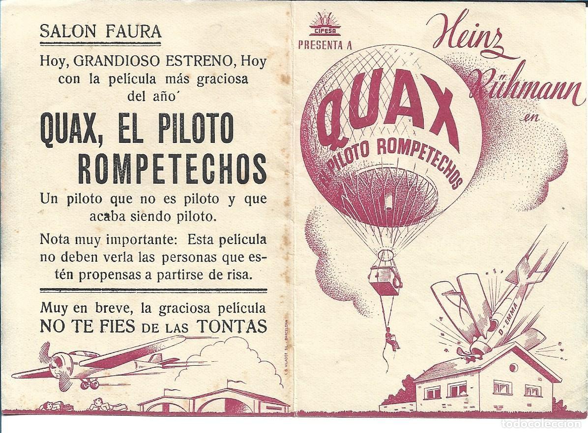 Cinema: PROGRAMA DE CINE DOBLE CON PUBLICIDAD