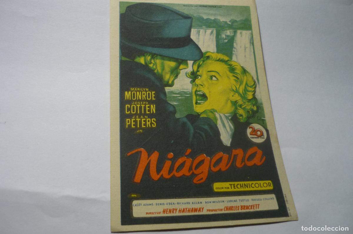 Cine: programa niagara.-marilyn monroe-publicidad - Foto 1
