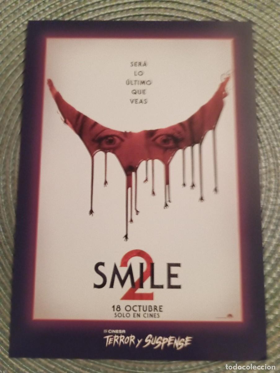 Cine: PROGRAMA DE ** SMILE 2 **.TRRROR 21 x 15 CMS. - Foto 1