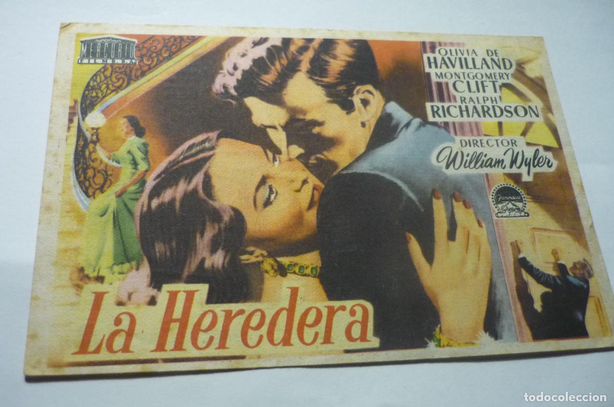 Cine: programa la heredera .-montgomery clift publicidad monterrosa reus - Foto 1