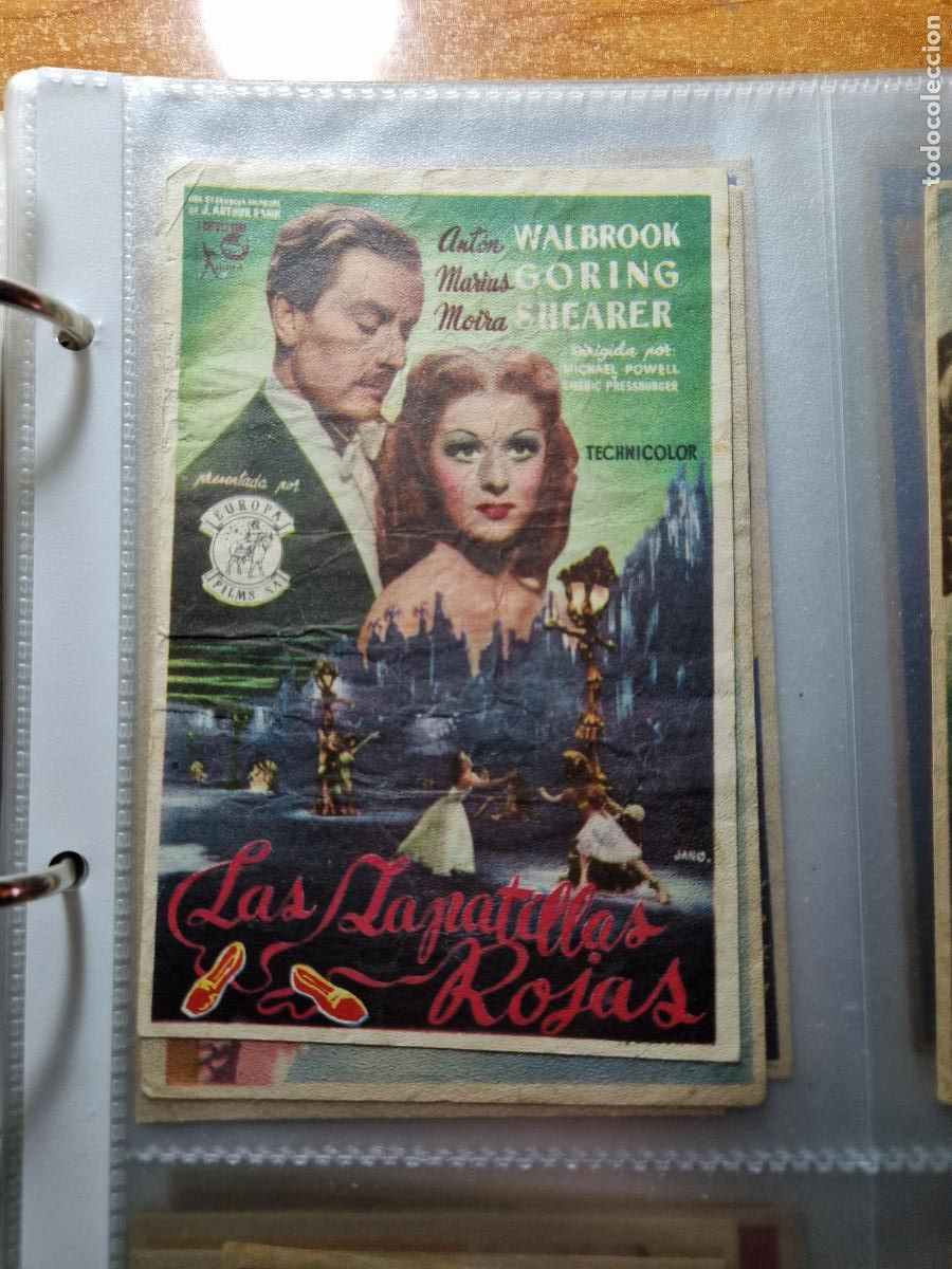 Cine: PROGRAMA DE MANO FOLLETO LAS ZAPATILLAS ROJAS, ANTON WALBROOK, MOIRA SHEARER