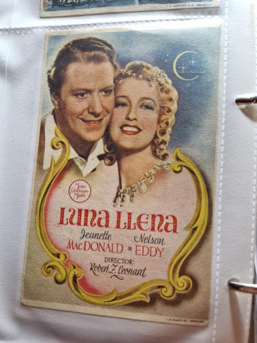 Cine: PROGRAMA DE MANO FOLLETO LUNA LLENA - Foto 1