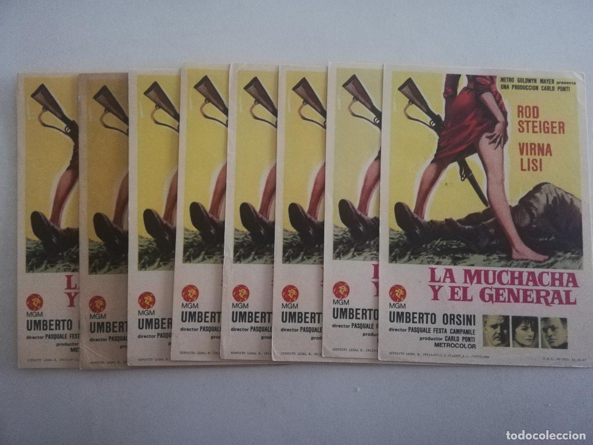 Cine: 8 FOLLETOS DE MANO, LA MUCHACHA Y EL GENERAL - Foto 1