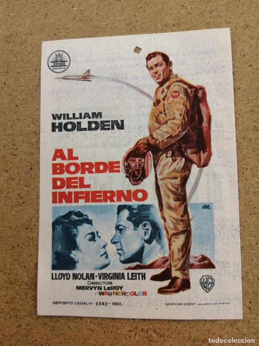 Cine: PROGRAMA CINE. AL BORDE DEL INFIERNO (WILLIAM HOLDEN) - Foto 1