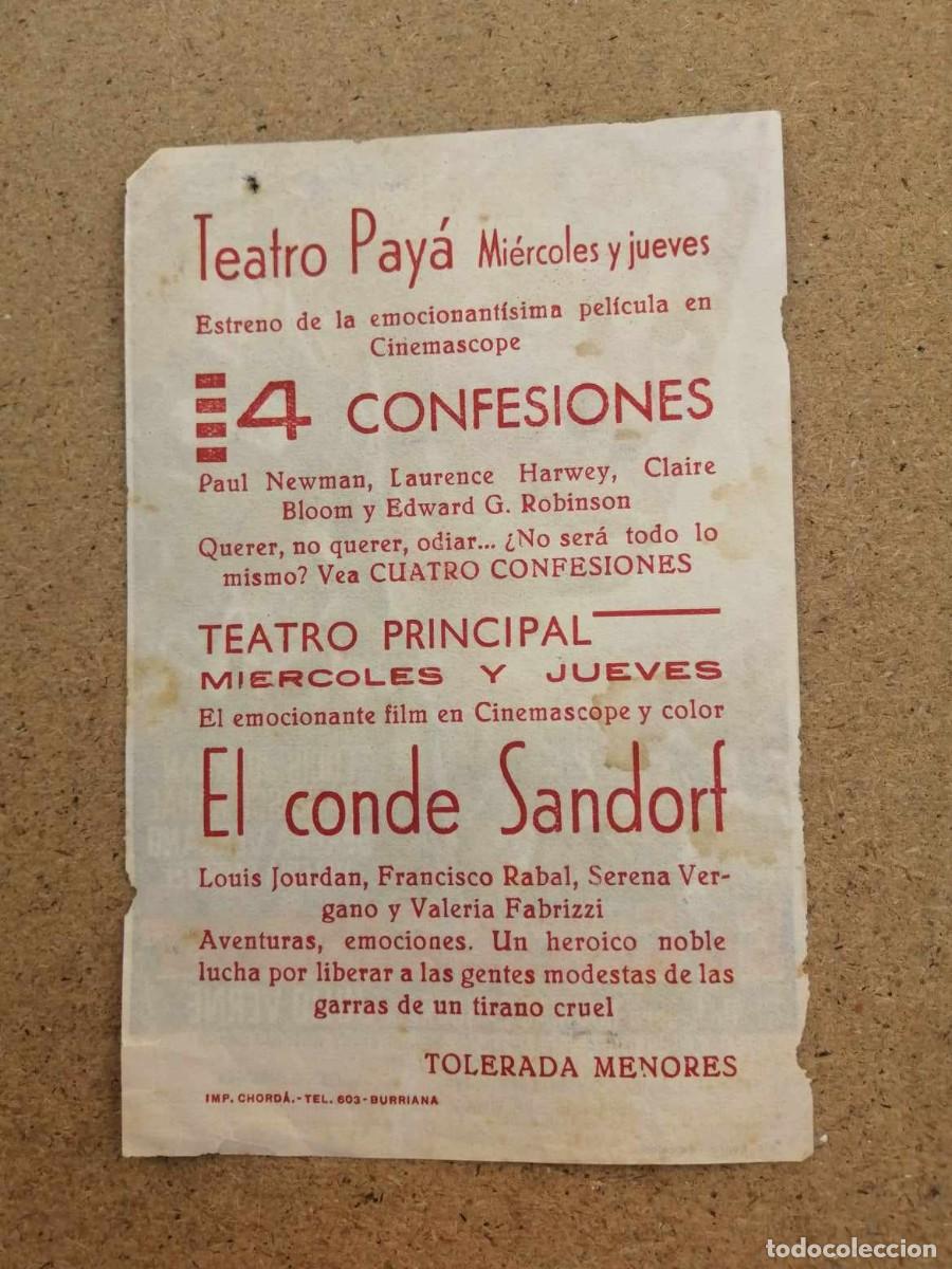Cine: PROGRAMA CINE. EL CONDE SANDORF (LOUIS JOURDAN) - Foto 2