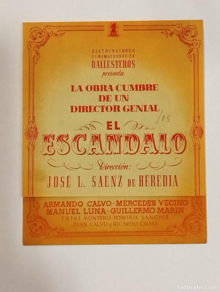 Cine: PROGRAMA DE CINE DOBLE. EL ESCANDALO. CON PUBLICIDAD. - Foto 3