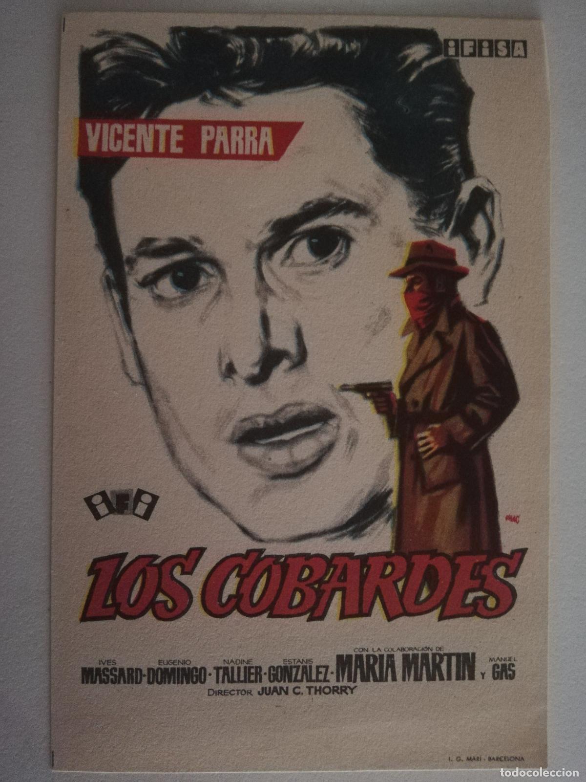 Cine: FOLLETO DE MANO, LOS COBARDES - Foto 1